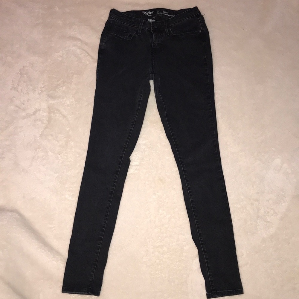 Mossimo Black Curvy Skinny Denim Jeans